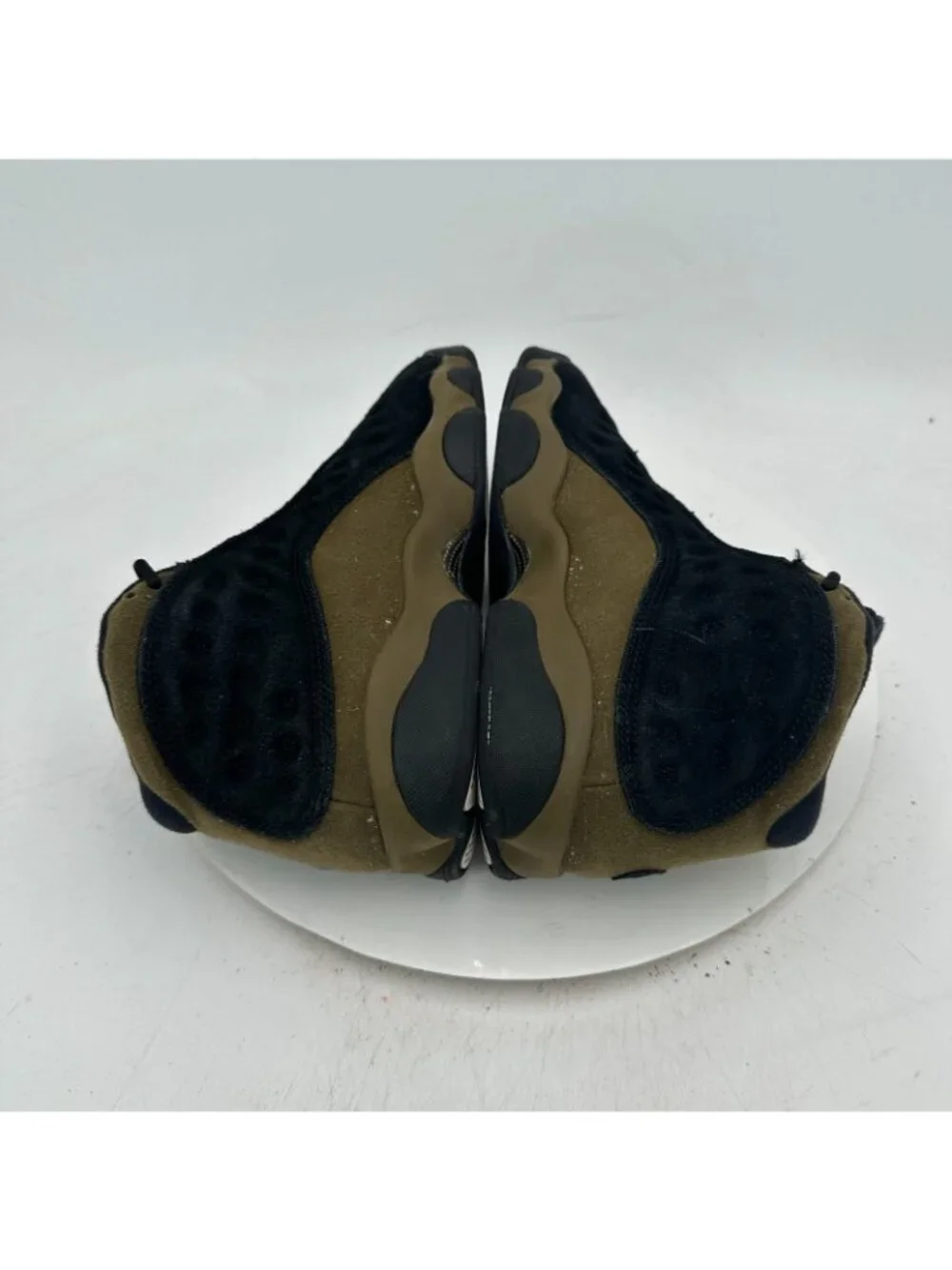 Nike Air Jordan 13 Youth Size 5Y Women 6.5 884129-006 Olive Brown Black Shoes